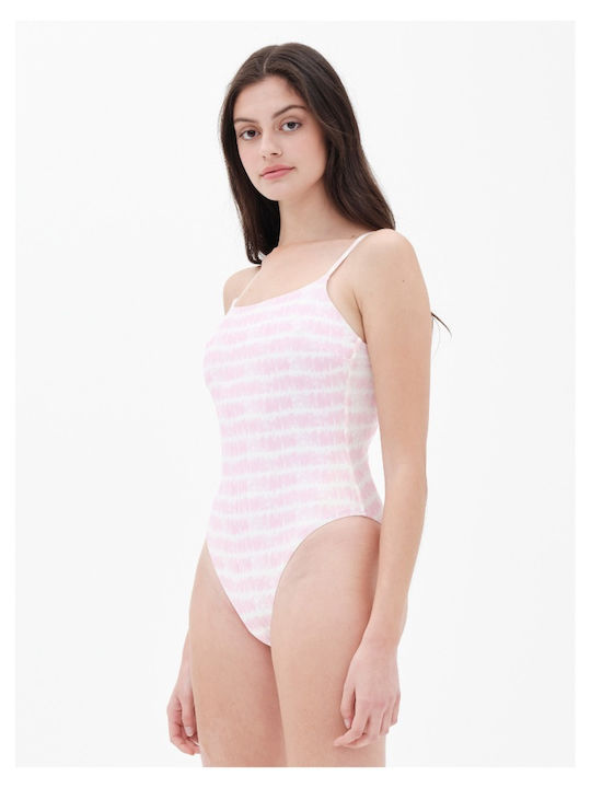 Costum De Baie Întreg Roz Deschis 221.EW572.109-Tie-Dye-L-Roz