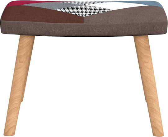 Μπερζέρα με Υποπόδιο Πολύχρωμη 61.5x69x95.5cm