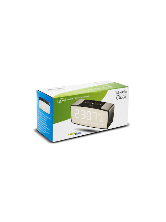 Green Blue GB200 Επιτραπέζιο Ψηφιακό Ρολόι με Ξυπνητήρι & Ραδιόφωνο 62917