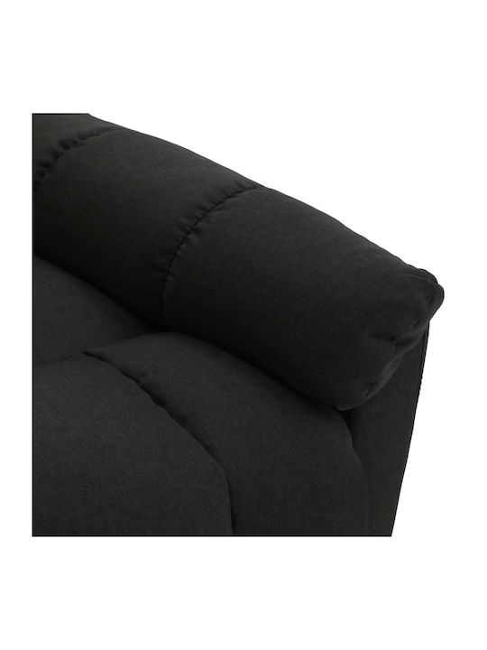 Πολυθρόνα Relax Massage με Υποπόδιο Μαύρο 71.5x96.5x100.5cm