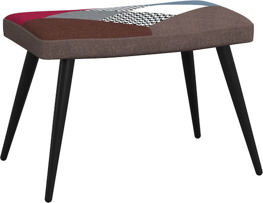 Bergère with Footstool Multicolour 61x70x96.5cm