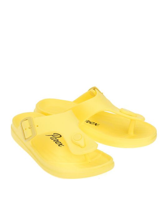 Flip Flops In Sandal Style In Yellow Colour