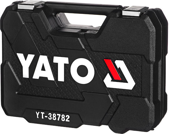 Yato Καστάνια με Καρυδάκια 1\2" & 1\4" 72τμχ