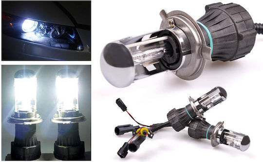 Xenon Σετ Φωτισμού Αυτοκινήτου H4-3 35W 12V 6000K Ψυχρό Λευκό