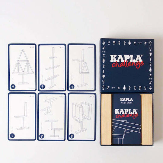Kapla Wooden Construction Toy Challenge