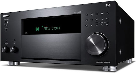 Onkyo TX-RZ50 Home Cinema Receiver 4K/8K 9.2 Channels 120W/8Ω 250W/6Ω with HDR and Dolby Atmos Black