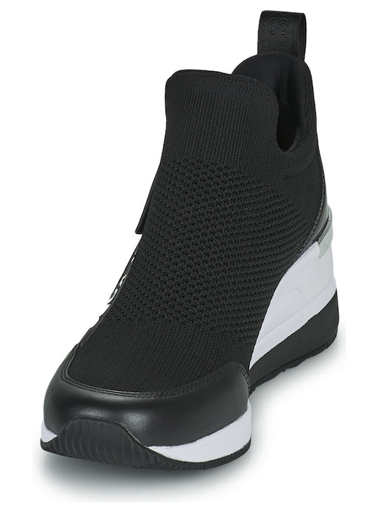 Willis Wedge Trainer Damen Sneakers Schwarz