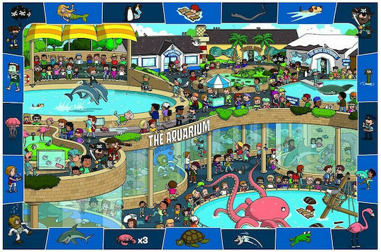 Παιδικό Puzzle Crazy Aquarium για 5+ Ετών 100pcs Eurographics