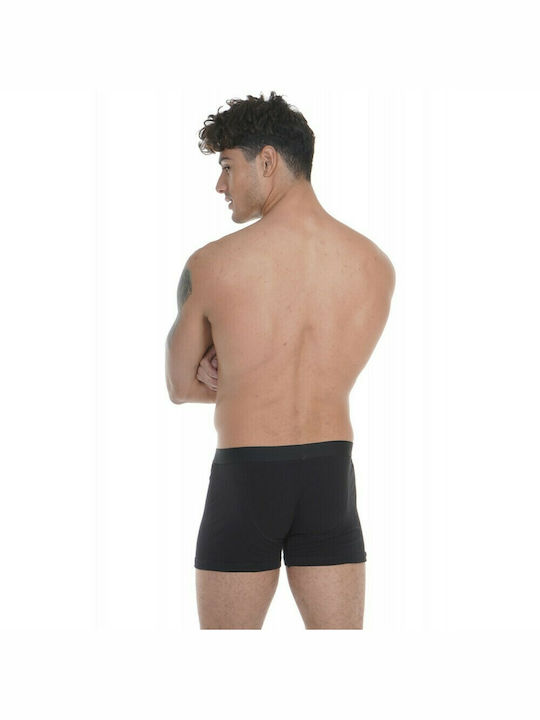 Body Action Herren Boxershorts Schwarz 3Packung