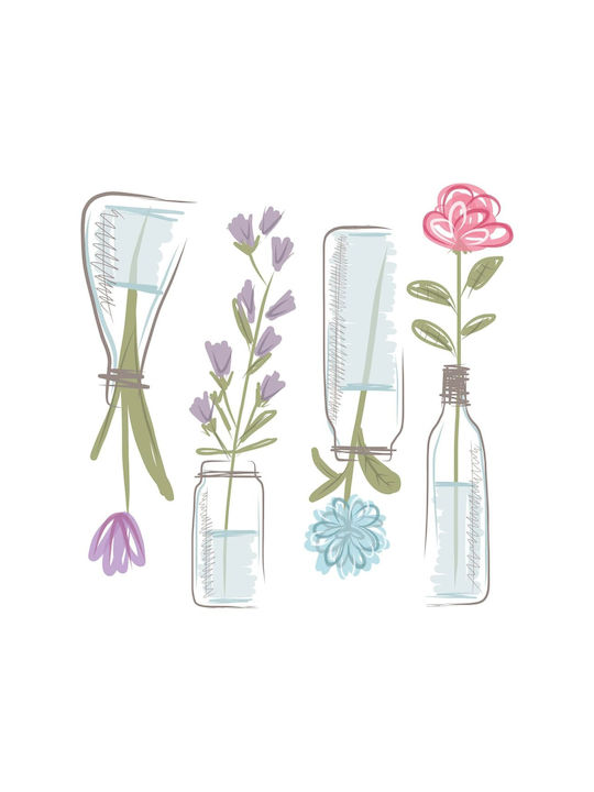 Ango Детска стикерна за стена Стена Little Vases 58x72бр