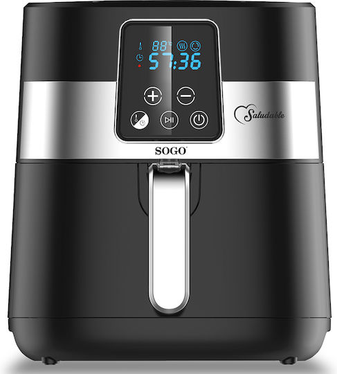 Sogo Air Fryer 3lt Μαύρο FRE-SS-10485