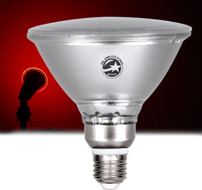 GloboStar LED Lampen für Fassung E27 und Form PAR38 Rot 1200lm 1Stück