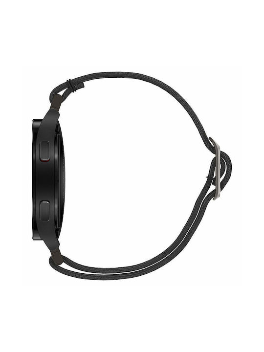 Spigen Lite Fit Λουράκι Υφασμάτινο Μαύρο (Galaxy Watch4/5/6/7/FE/4 Classic/6 Classic/5 Pro)