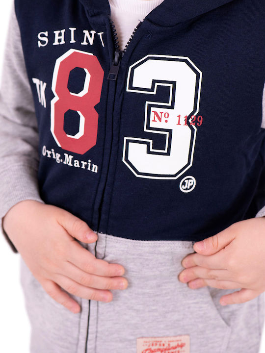 Kinder Trainingsanzüge Mit Jacke Graue 2Stücke