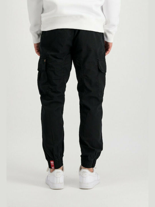 Alpha Industries Men's Sweatpants with Rubber Black