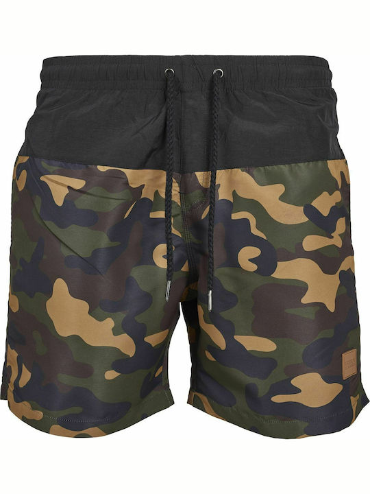Men's Swimwear Shorts Black / Wood Camo
