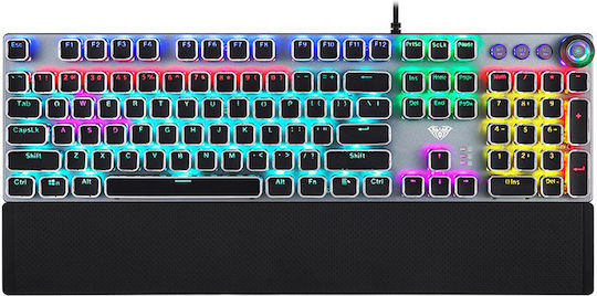 Aula T500 Gaming Keyboard Set with RGB lighting & Mouse (English US) Gray