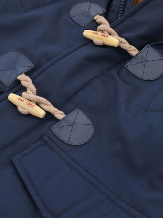 Kids' Coat Montgomery Long with Hood Blue