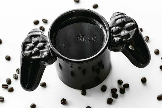 Gadget Master Joystick Becher Keramik Schwarz