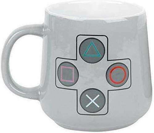 GB eye PlayStation Breakfast Set Classic Κούπα Κεραμική Γκρι 857ml 2τμχ GB eye PlayStation Breakfast Set Classic Κούπα Κεραμική Γκρι 857ml 2τμχ