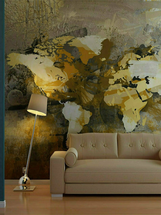 Fototapet de Perete 200x154cm Artistic Map World Tesatura