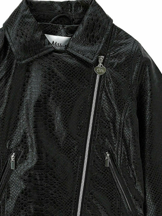 Kinder Freizeitjacke Kurz Schwarz