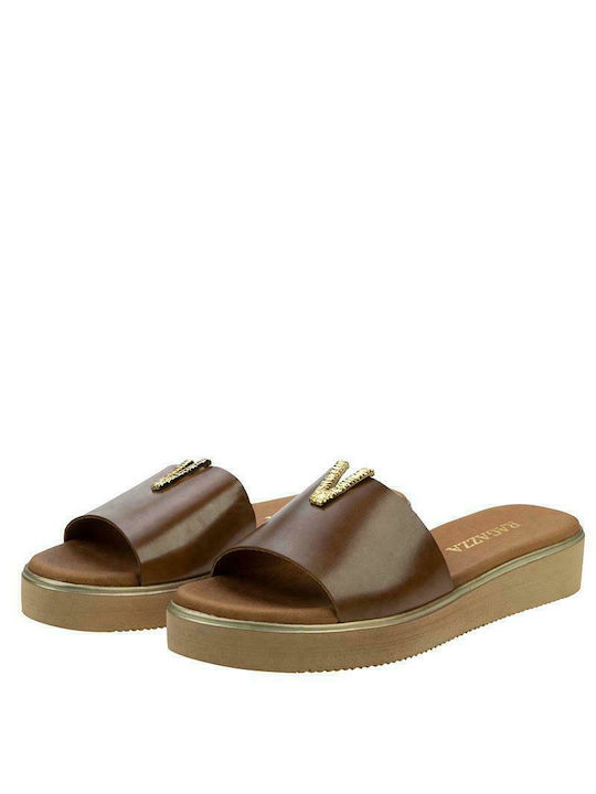 Ragazza Leather Women's Sandals Tabac Brown