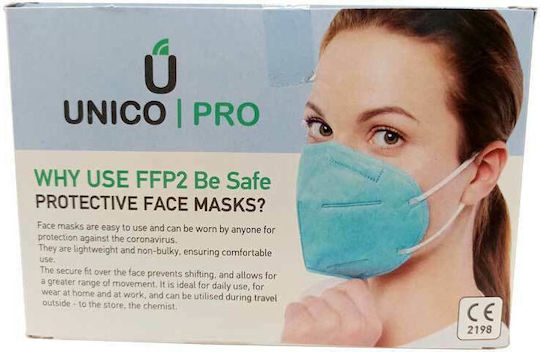 Unico Pro Μάσκα Προστασίας FFP2 Κυπαρισσί 25τμχ