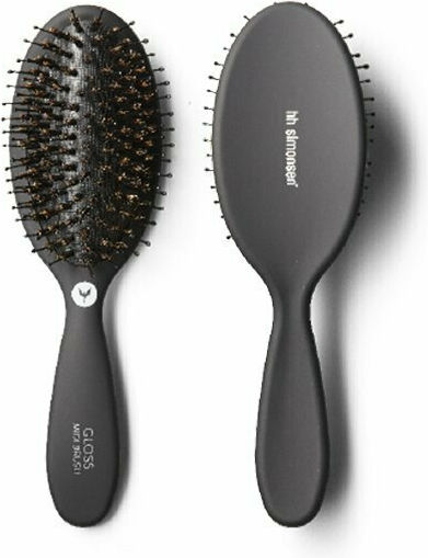 hh Simonsen Gloss Midi Brush Βούρτσα Μαλλιών Μαύρη