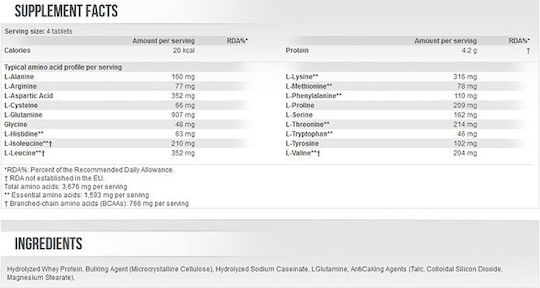 Scitec Nutrition Amino 5600 3520mg 200 Tablets Unflavoured