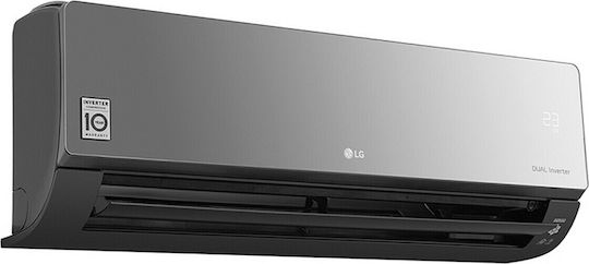LG ArtCool Mirror BH Aparat De Aer Condiționat Inverter 24000 BTU A++/A+ Cu Umidificator - Ionizator Și WiFi Negru