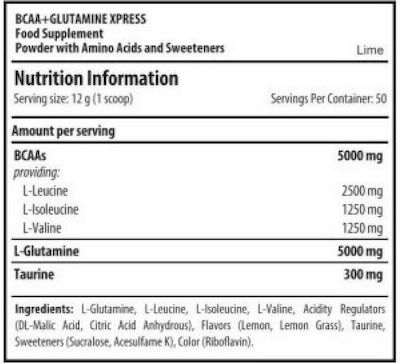 Scitec Nutrition BCAA + Glutamine Xpress 300gr Apfel