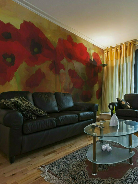 Fototapet de Perete 450x270cm Poppies In Warm Tone Tesatura