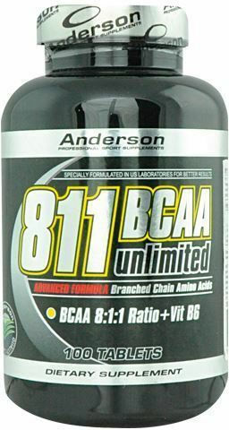 Anderson BCAAs 100 Ταμπλέτες Unflavoured
