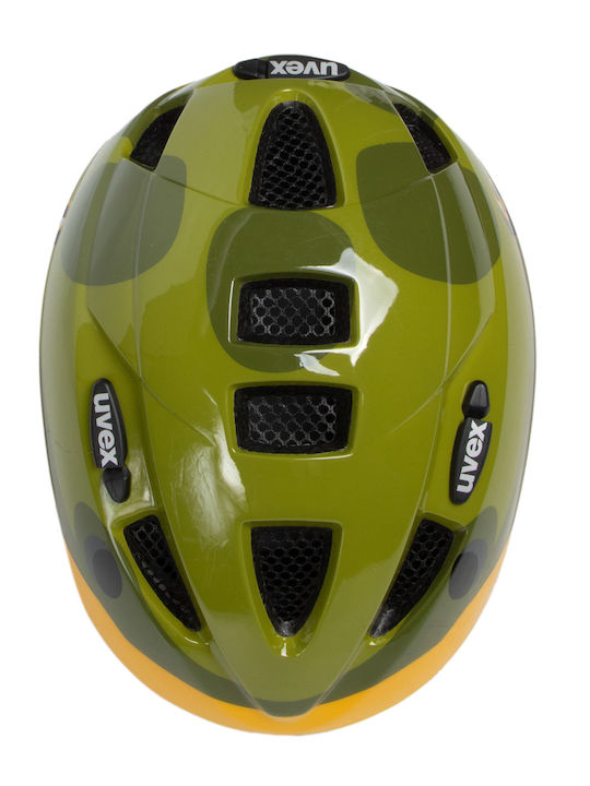 Uvex Kid 2 Kids' Helmet for Mountain Bike Green with LED Light
