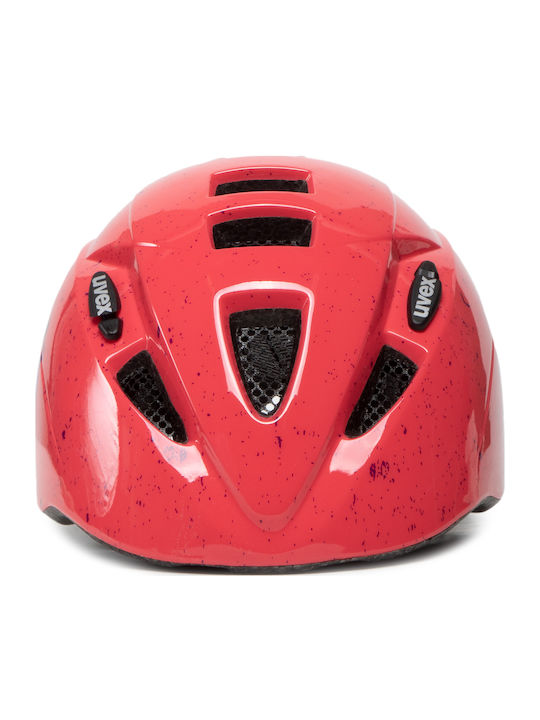 Uvex Kid 2 Kinderfahrrad- / Rollerhelme Fahrrad Berg Cats mit integrierter LED-Lampe