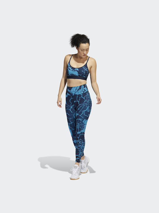 Optime Superher Training Γυναικείο Cropped Κολάν Ψηλόμεσο Craft Blue