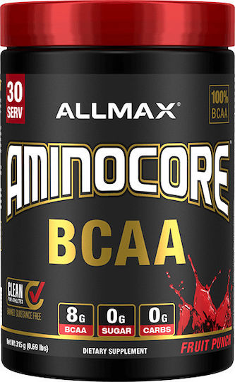 Allmax Nutrition AminoCore BCAA 315гр Fruit Punch