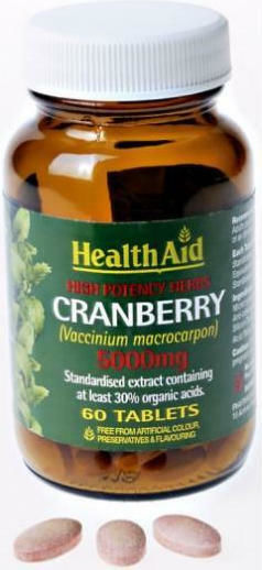 Health Aid Cranberry 60 ταμπλέτες
