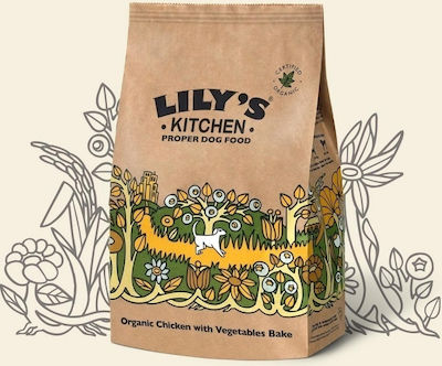 Lily's Kitchen Organic Chicken & Vegetable 1kg Trockenfutter für erwachsene Hunde mit Huhn und Ente