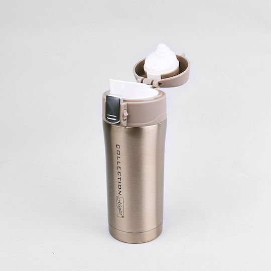 Maestro MR-1641 Μπουκάλι Θερμός Ανοξείδωτο 320ml Gold