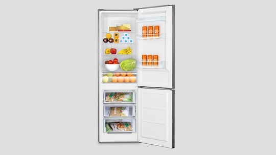 Inventor Ψυγειοκαταψύκτης 293lt Total NoFrost Υ185.8xΠ60xΒ60εκ. Inox PSC1850NFLI