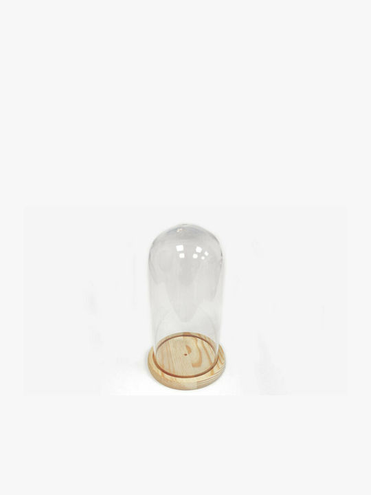 Faitakis Pack Room Decorative Bell Made of Glass 8.5x8.5cm