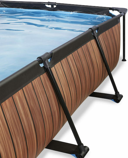 Exit Toys 3700 Swimming Pool with Metallic Frame 300x200x65cm Brown