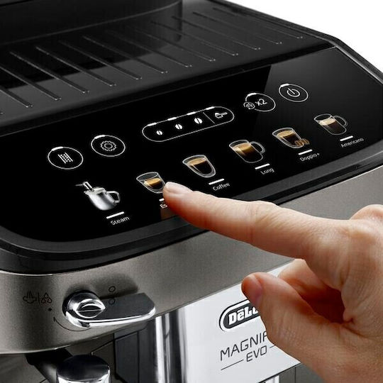De'Longhi Magnifica Evo Automat Espressoare Putere 1450W Presiune 15bar cu Râșniță Argintiu ECAM290.42TB