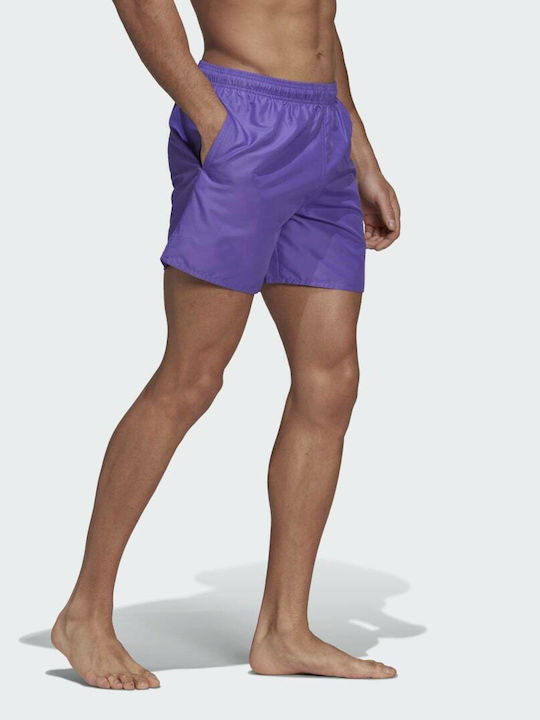 Solid Men's Swimwear Shorts Purple Rush