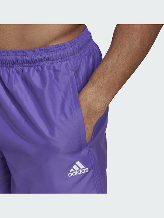 Solid Men's Swimwear Shorts Purple Rush
