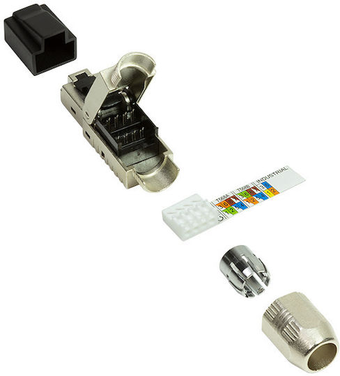 LogiLink Plug RJ-45 male Cat.6A, shielded, MPTL tested Silver (MP0040N)