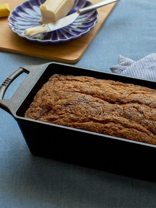 Lodge No Coating Cast Iron Cake Baking Pan 21.5x11.4cm