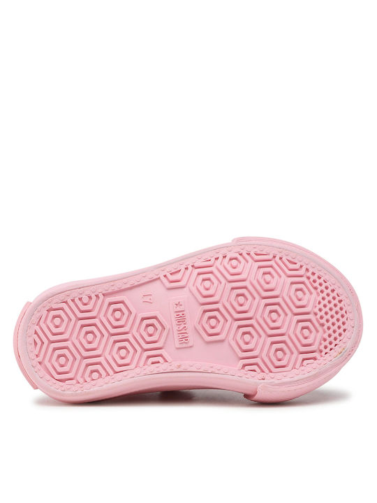 Παιδικά Sneakers με Σκρατς Ροζ